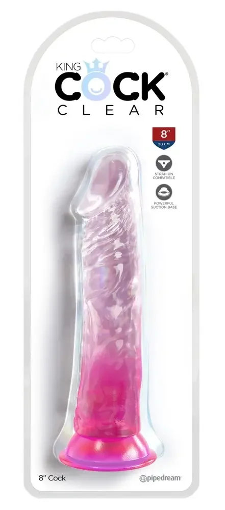 King Cock Clear Dildo Cm Dildoer Dkbutik Dk