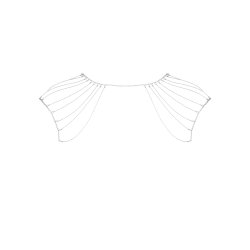 Bijoux Indiscrets  MAGNIFIQUE Skuldersmykke i Slv eller Guld