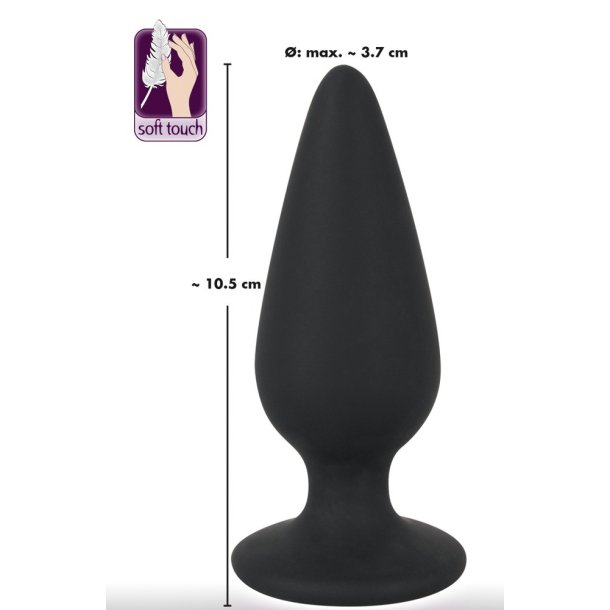 Black Velevt - Heavy Anal Plug (S,M,L) Large