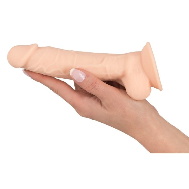 SILEXD - Memory Silikone Dildo 'Model 1' 17,5 cm Lys 
