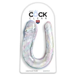 King Cock Clear Double Trouble 44 cm