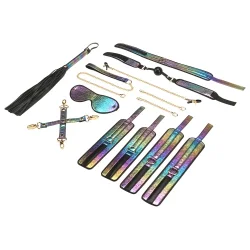 Vivid Niji 8-delt Bondagest - Glossy Rainbow