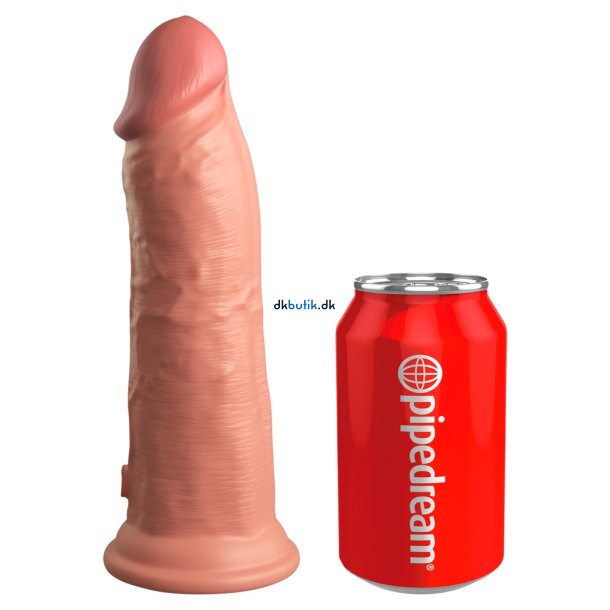 King Cock Elite Dual Density Silicone Dildo 20 cm Lys 