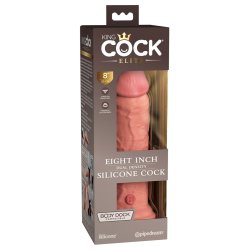 Dual Density Silicone Dildo 20 cm findes i flere farver