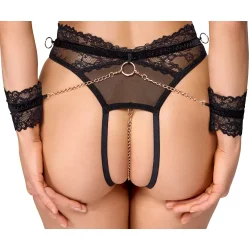 Cottelli BONDAGE  Elegant St i Sort Blonde