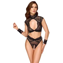 Cottelli BONDAGE  Elegant St i Sort Blonde