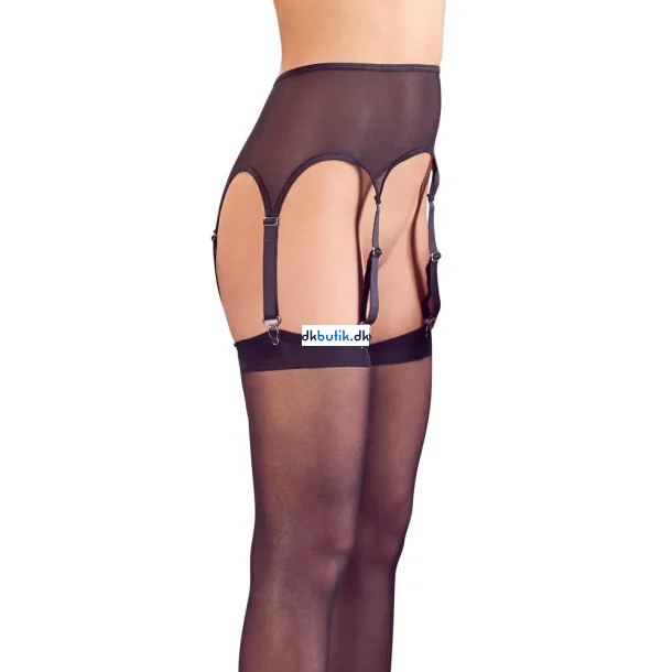 Sort Hofteholder S�t med Str�mper � NO:XQSE Small / Medium 