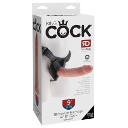 King Cock - Strap On kit + 23 cm Dildo
