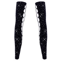 Cottelli Accessoires Lange Armvarmere � Sn�relook med Smykkesten