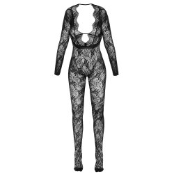 Cottelli Fantasy Lang�rmet Catsuit Ouvert i Blondelook 