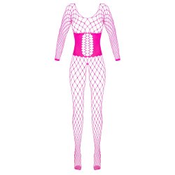 Cottelli Fantasy Lang�rmet Catsuit Ouvert i Pink