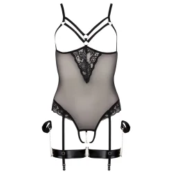Cottelli - Bodystocking med Suspenders