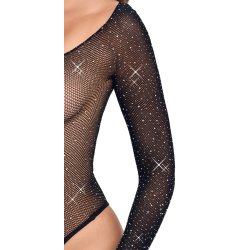 Cottelli Fantasy Lang�rmet Mesh Body med Smykkesten