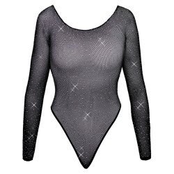 Cottelli Fantasy Lang�rmet Mesh Body med Smykkesten
