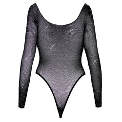 Cottelli Fantasy Lang�rmet Mesh Body med Smykkesten
