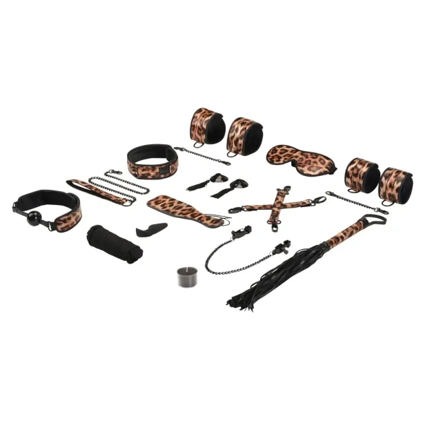 Leopard Luxe  Eksklusivt 13-delt Bondagest