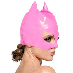 Black Level Kattemaske i Pink Vinyl  Halvmaske