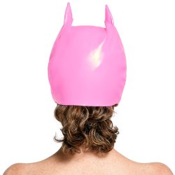 Black Level Kattemaske i Pink Vinyl  Halvmaske
