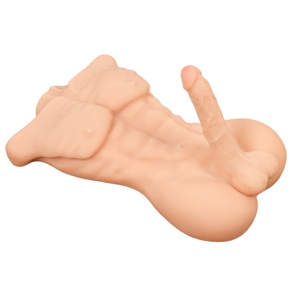 Realistixxx Deluxe Man � Torso-Masturbator i Fuld St�rrelse med Sixpack-Look
