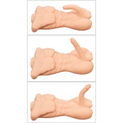 Realistixxx Deluxe Man � Torso-Masturbator i Fuld St�rrelse med Sixpack-Look