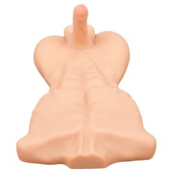 Realistixxx Deluxe Man � Torso-Masturbator i Fuld St�rrelse med Sixpack-Look