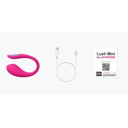 Lovense Lush Mini � Slank App-styret G-Punkts Vibrator med Lysshow