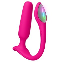 Lovense Lush Anal � App-styret Analplug Vibrator med Lysshow