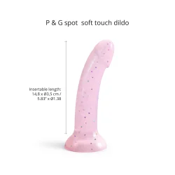 Dildolls Starlight  Pink dildo med stjerner og sugekop