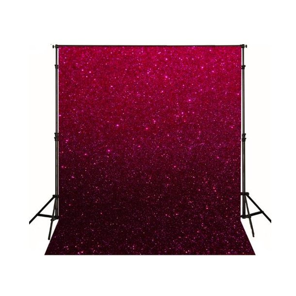 Foto &amp; Video Baggrund - PINK GLITTER - 300 x 300 Cm