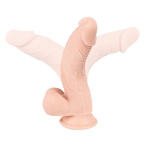 Realistisk Dildo Med Sugekop - Medium