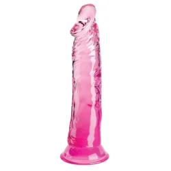 King Cock Clear  Pink Transparent Dildo