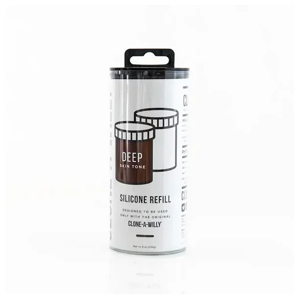  CLONE-A-WILLY Refill i Dyb Mrk Silikone