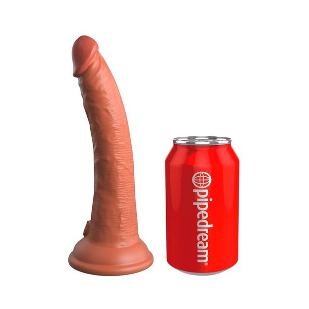 Dual Density Silicone Cock 21 cm Flere farver Solbrun