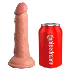 Dual Density Silicone Cock 18 cm