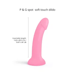 Dildolls Glitzy  Pink dildo med glimmer 19 Cm