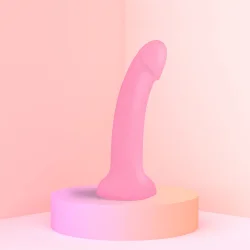Dildolls Glitzy  Pink dildo med glimmer 19 Cm