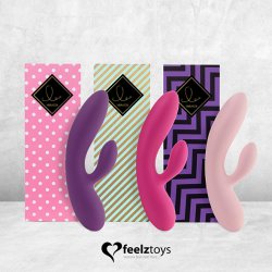 FEELZTOYS - LEA RABBIT VIBRATOR PINK