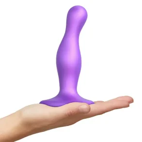 STRAP-ON-ME - Dildo Plug Curvy Metallic