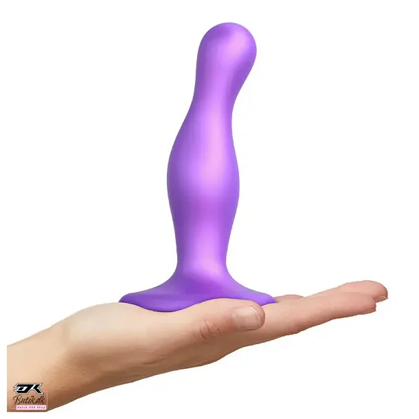 STRAP-ON-ME - Dildo Plug Curvy Metallic