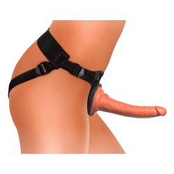 Elite Cock Silikone Body Dock Kit med Dildo 18-21 cm
