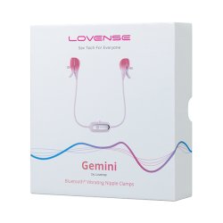 LOVENSE - GEMINI VIBRERENDE BRYSTKLEMMER APP-STYRET