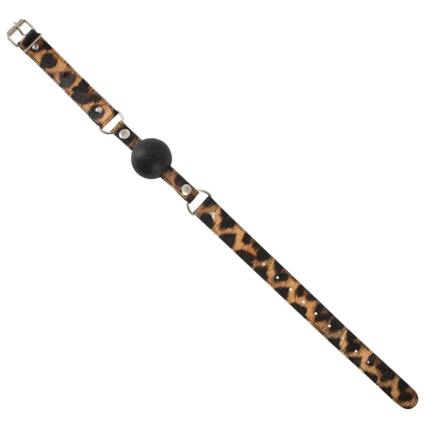 Silikone Gag Ball - Leopard 