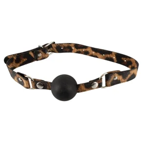 Silikone Gag Ball - Leopard 