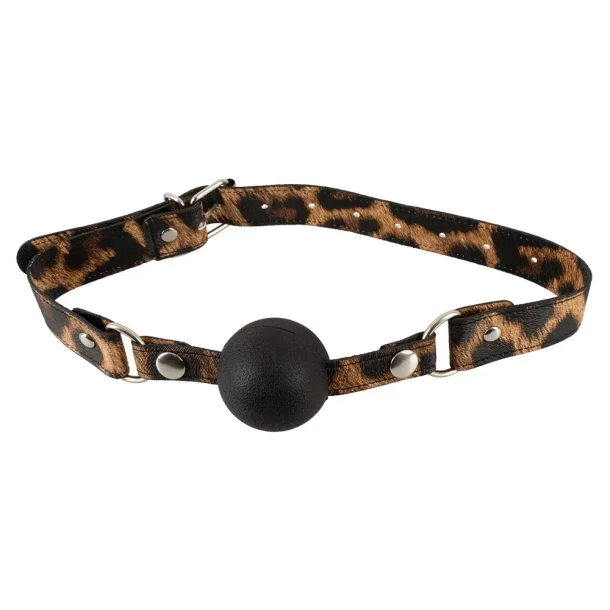 Silikone Gag Ball - Leopard