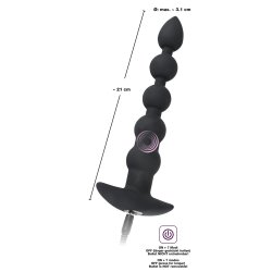 Black Velvets - Genopladelig Beads - Vibrator 