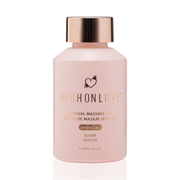 HIGHONLOVE - CBD SENSUAL MASSAGE OILE SUGAR HIGH 100 ML 100 ml
