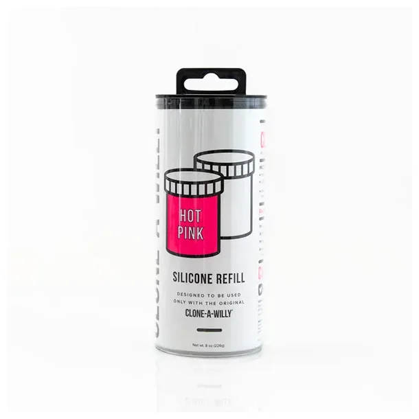 CLONE-A-WILLY - REFILL HOT PINK - SILIKONE