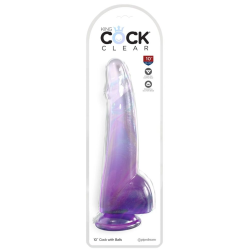 King Cock Clear Color  Stor transparent dildo 