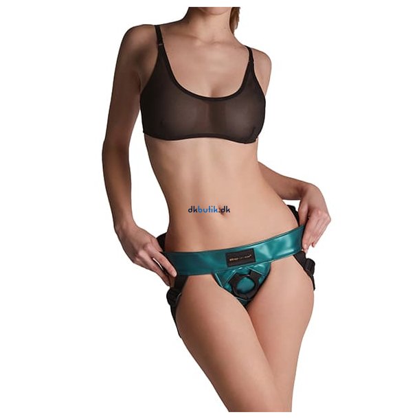 Strap-On-Me - Harness Curious - Metallisk Gr�n