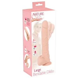 Nature Skin Dildo Med Sugekop - Large